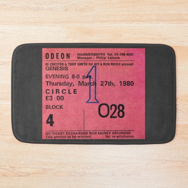 Item preview, Genesis Ticket Hammersmith Odeon 1980 designed and sold by Flo Smith.