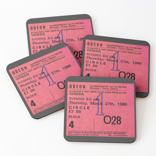 Item preview, Genesis Ticket Hammersmith Odeon 1980 designed and sold by Flo Smith.