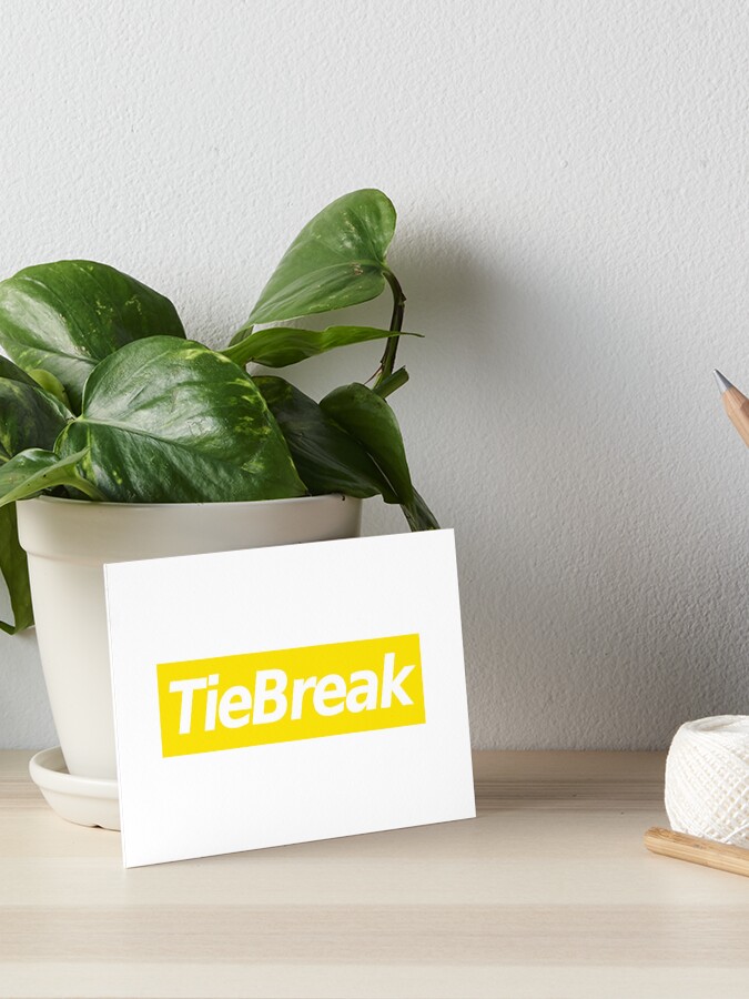 Tie-Break Tennis - Box Logo | Art Print