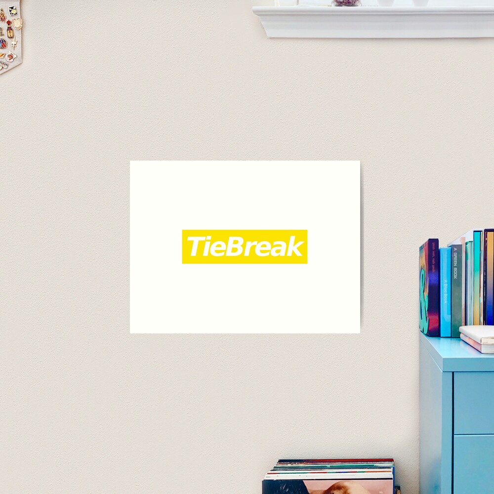 Tie-Break Tennis - Box logo Art Board Print by TieBreak-Tennis