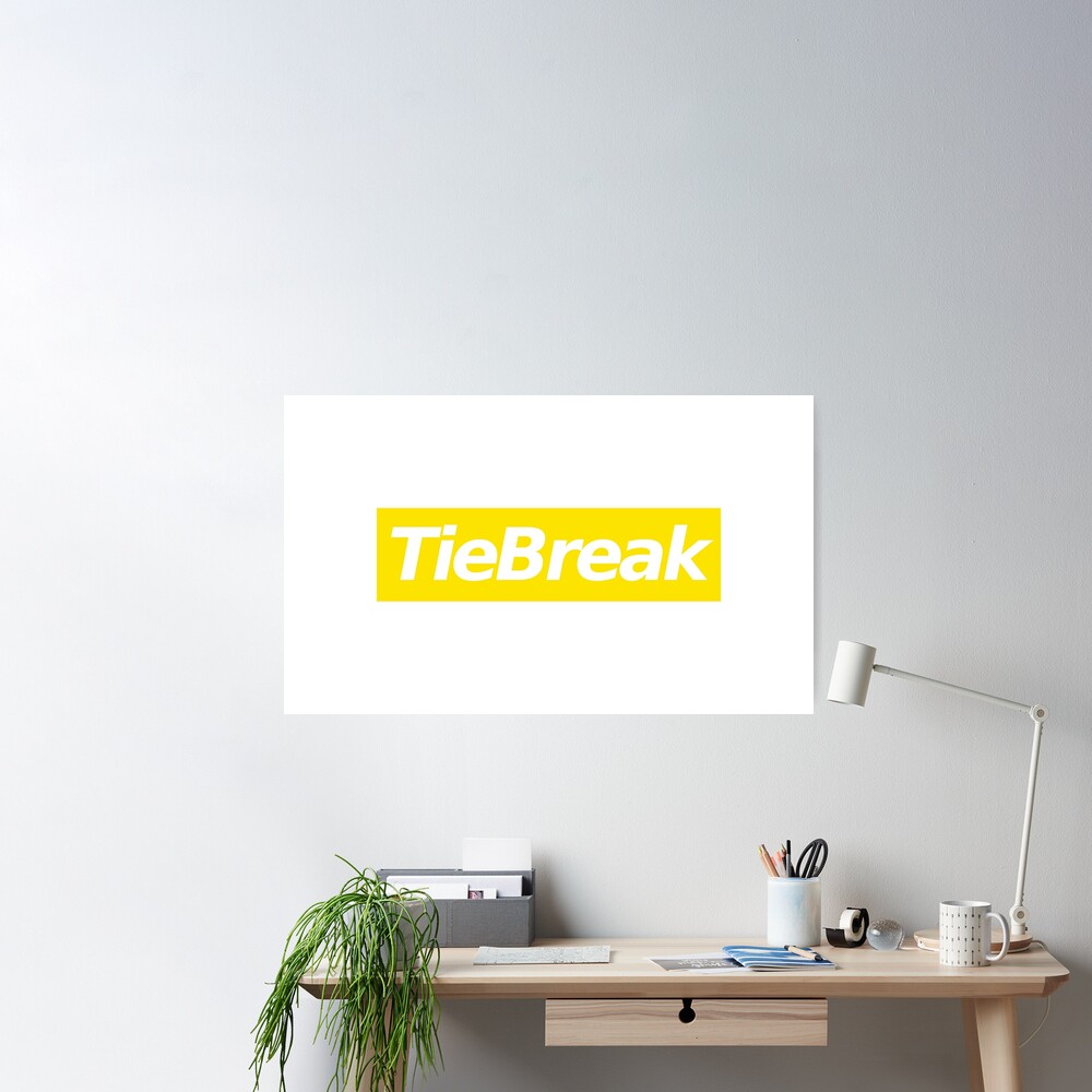 Tie-Break Tennis - Box logo Art Board Print by TieBreak-Tennis