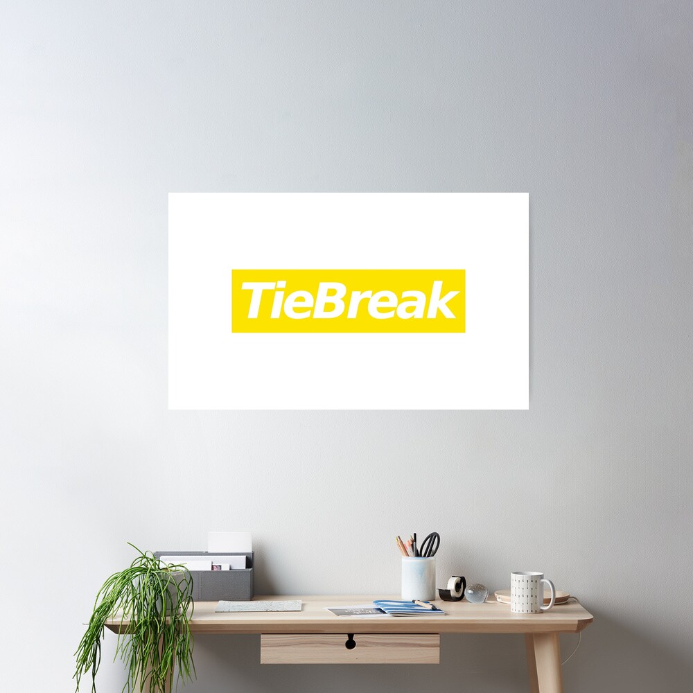 Tie-Break Tennis - Box Logo | Art Board Print