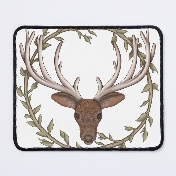 Item preview, Deer and Circle Branch Sticker designed and sold by matt-thomas626.