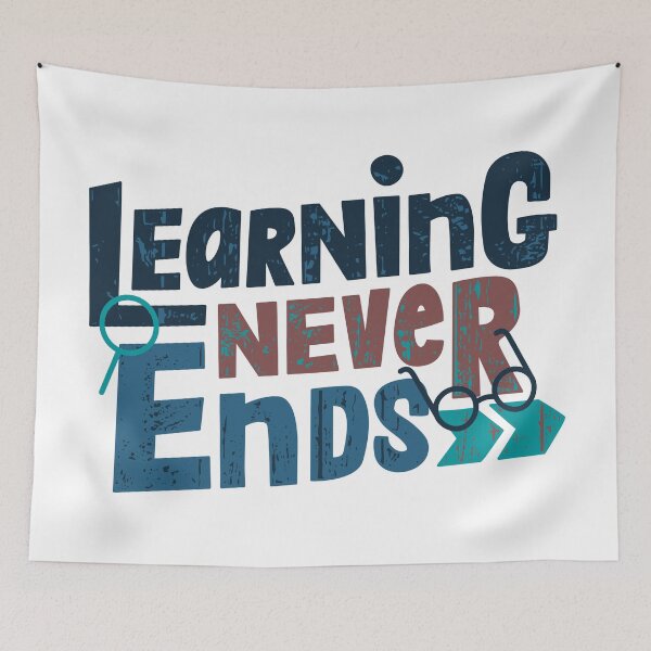 Item preview, Learning Never Ends designed and sold by ChenryConcepts.