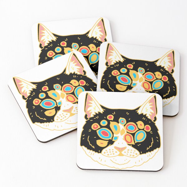 Item preview, Psychedelic cat designed and sold by Steven-Mc-Bin.