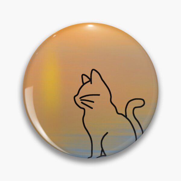 Item preview, cat and lovely sunset !!  designed and sold by DijaOutlet.