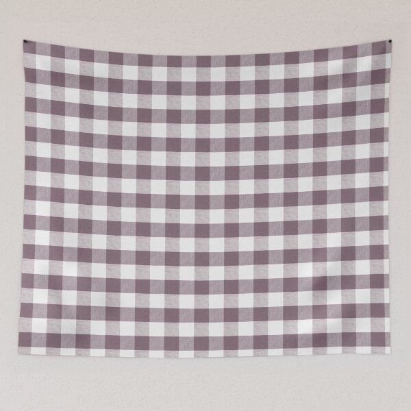 Item preview, Plum Wine gingham fabric pattern designed and sold by coverinlove.
