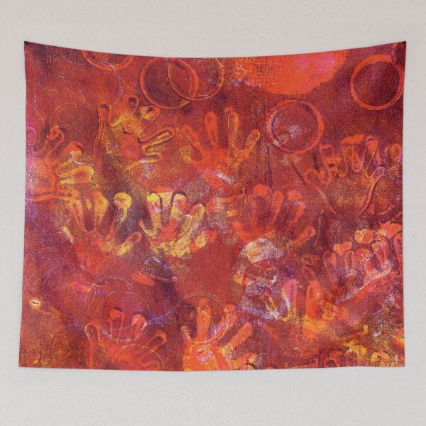 Item preview, Ball Games Monoprint Nr 3 designed and sold by Heatherian.