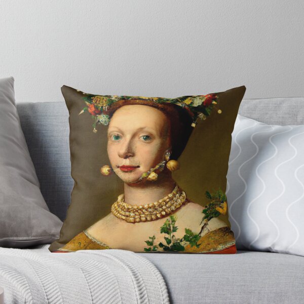 Artikelvorschau, Ai Art, Ai Print, Painting Altered Art, Fashion Portrait Painting, Ai Christmas, Art by Ai ,Gift entworfen und verkauft von RadRococo.
