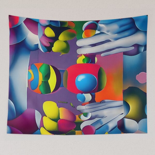 Item preview, vbstrvctivsm- clouds in the head (Abstract Art 112) designed and sold by vbstrvctivsm.