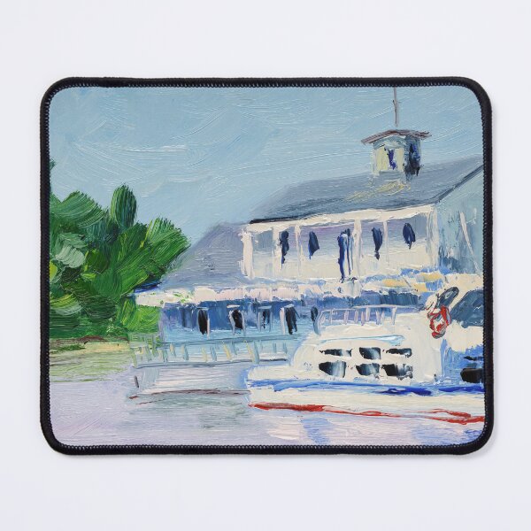 Item preview, Ship At The Pier Print designed and sold by NatalyMak.