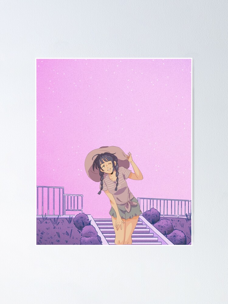 Cute Aesthetic Anime Teen Girl Poster For Sale By Xbaex Redbubble 6420