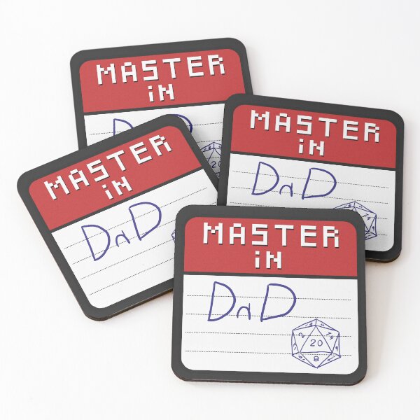 Item preview, Máster en "D y D" Placa de identificación designed and sold by GeekyPlace.