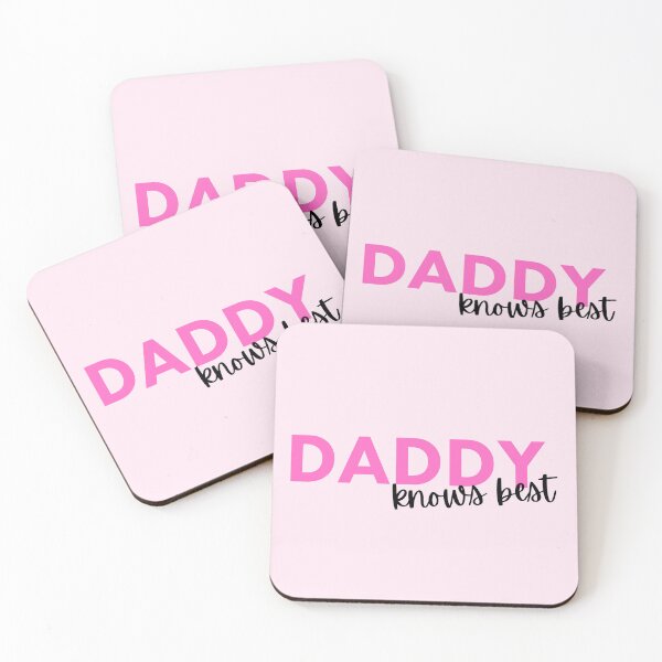 Item preview, Daddy Knows Best Pink With Script | DDLG Submissive designed and sold by KinkShoppe.