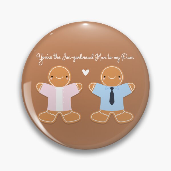 Item preview, The Office Jim and Pam Gingerbread designed and sold by cutermelon.
