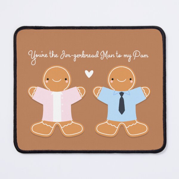Item preview, The Office Jim and Pam Gingerbread designed and sold by cutermelon.