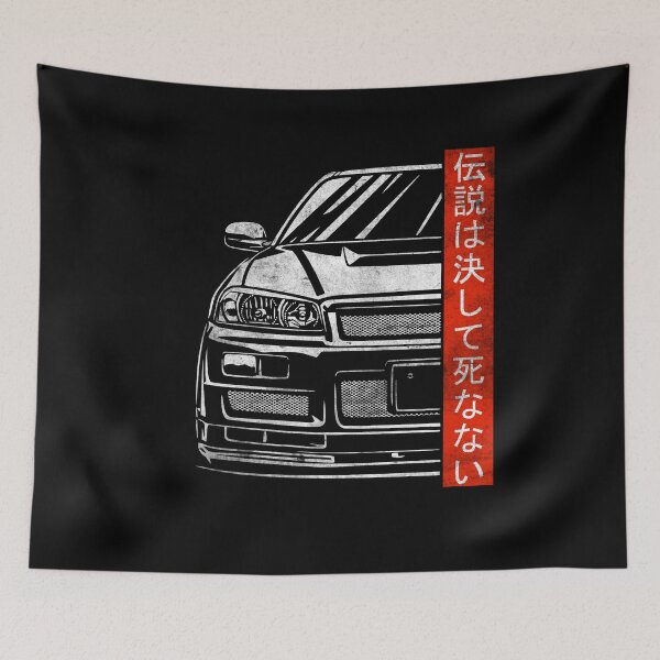 Item preview, R34 GTR Skyline JDM Legends Never Die Tuning Car designed and sold by AutoDesignWerks.