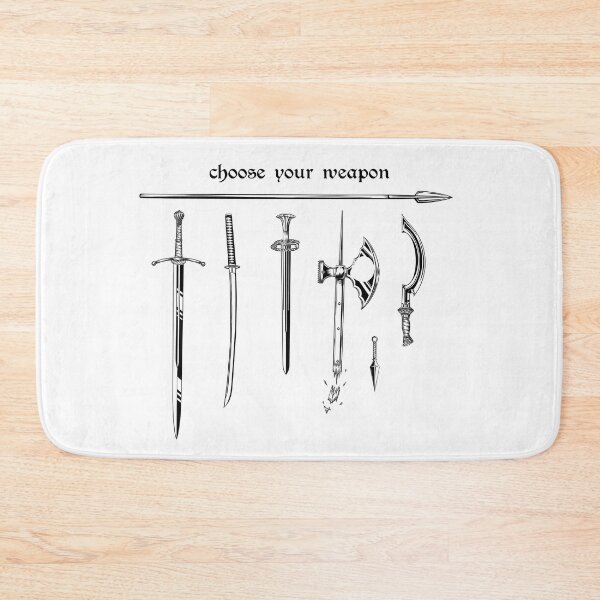 Item preview, Choose your weapon (black) designed and sold by faejala.