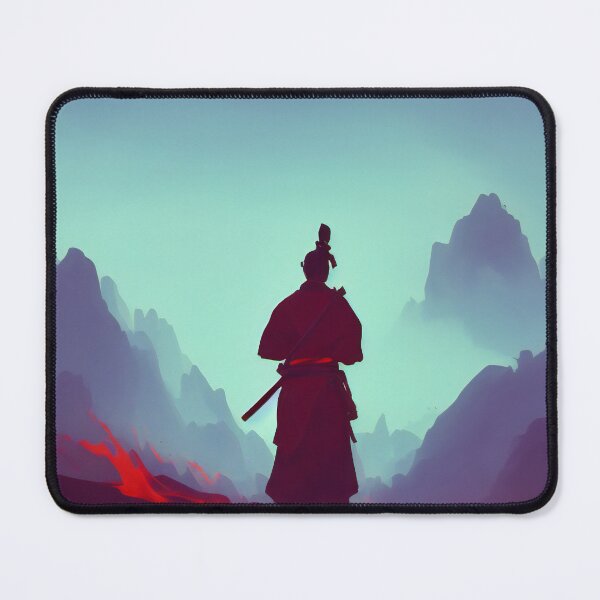 Item preview, Samurai In A Burning Village designed and sold by TheMinimalist.