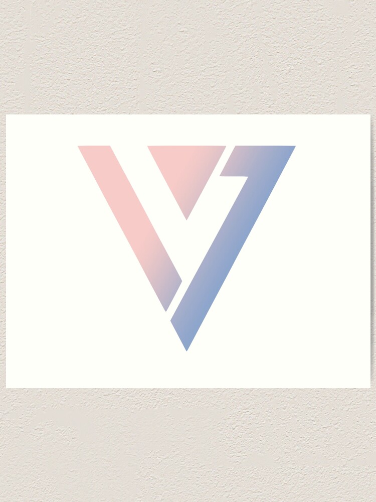 "Seventeen - Logo" Art Print by hauntihng | Redbubble