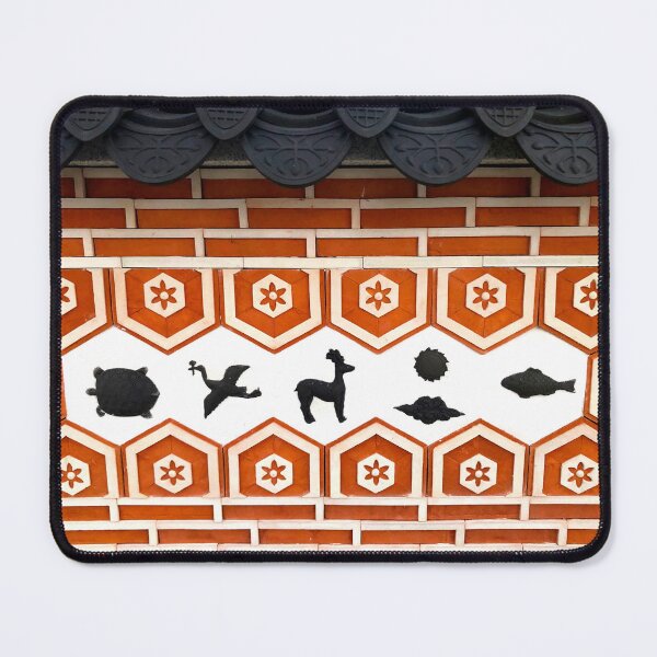 Item preview, Animal Characters in a Traditional Korean Wall - Seoul South Korea Photographs designed and sold by YemmyZImages.