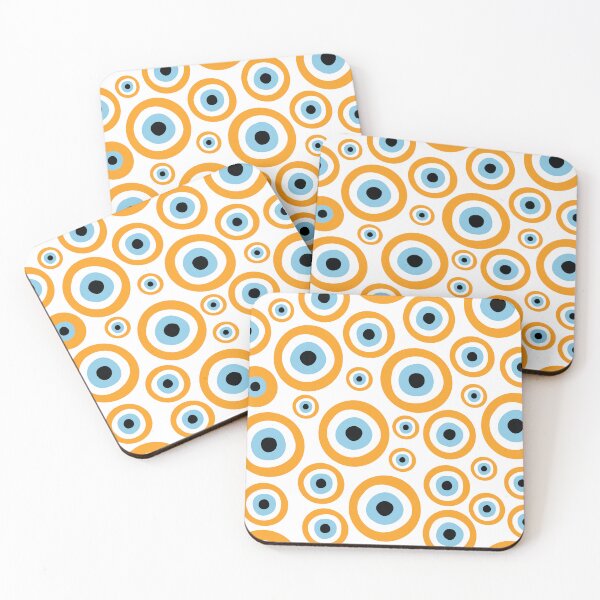 Item preview,  Turkish Evil Eye Yellow Art Ideal Design to Conserve Positive Energy designed and sold by DesignsArtColor.
