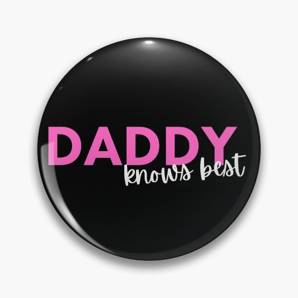 Item preview, Daddy Knows Best Pink With White Script | DDLG Submissive designed and sold by KinkShoppe.