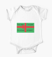 REGALO DE NAVIDAD, CHRISTMAS PRESENT One Piece - Short Sleeve