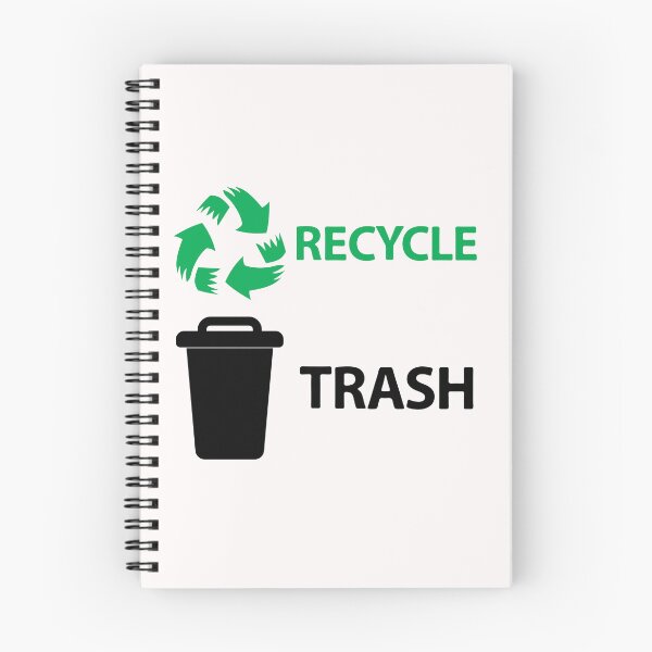 Item preview, Recycle & Trash Cans Bin Sign Label  designed and sold by richter74.