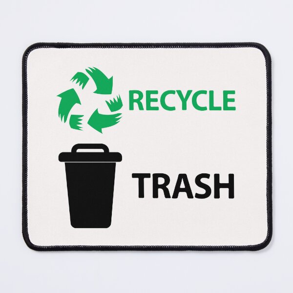 Item preview, Recycle & Trash Cans Bin Sign Label designed and sold by richter74.