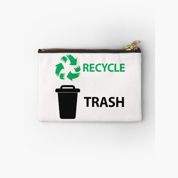 Item preview, Recycle & Trash Cans Bin Sign Label  designed and sold by richter74.