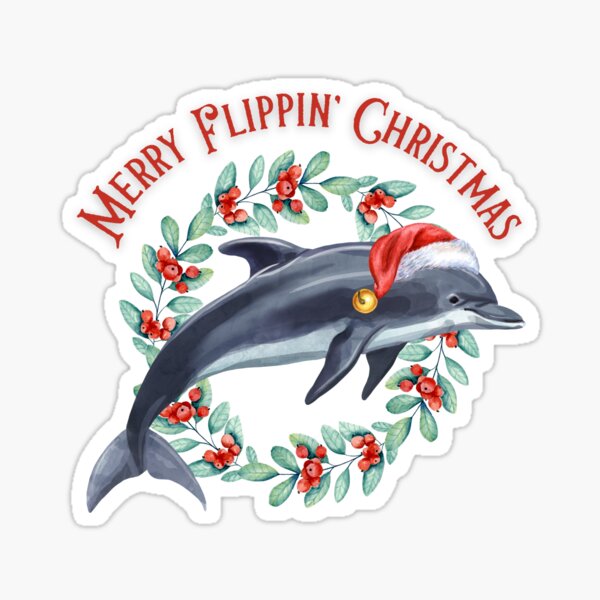 Dolphins Santa Hats 