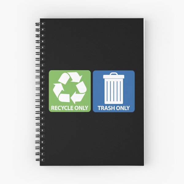 Item preview, Recycle & Trash Only Cans Bin Label Sign designed and sold by richter74.