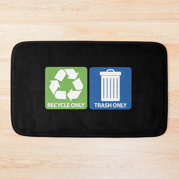 Item preview, Recycle & Trash Only Cans Bin Label Sign designed and sold by richter74.