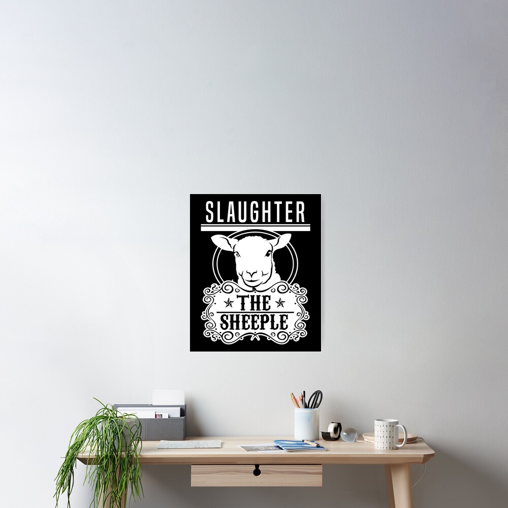 Vintage Anarchy Protest - Retro Riot Gift | Political Activist Anarchist - Anti Illuminati Activism Poster