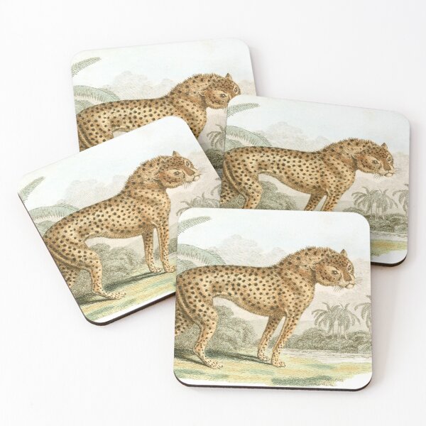 Item preview, Hunting Leopard Vintage Illustration  designed and sold by JaneVirak.