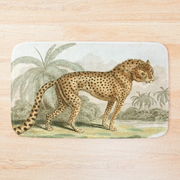 Item preview, Hunting Leopard Vintage Illustration  designed and sold by JaneVirak.