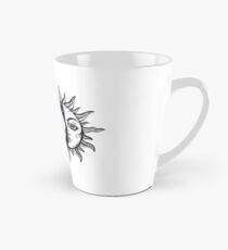 Vintage Solar Eclipse Sun and Moon Tall Mug