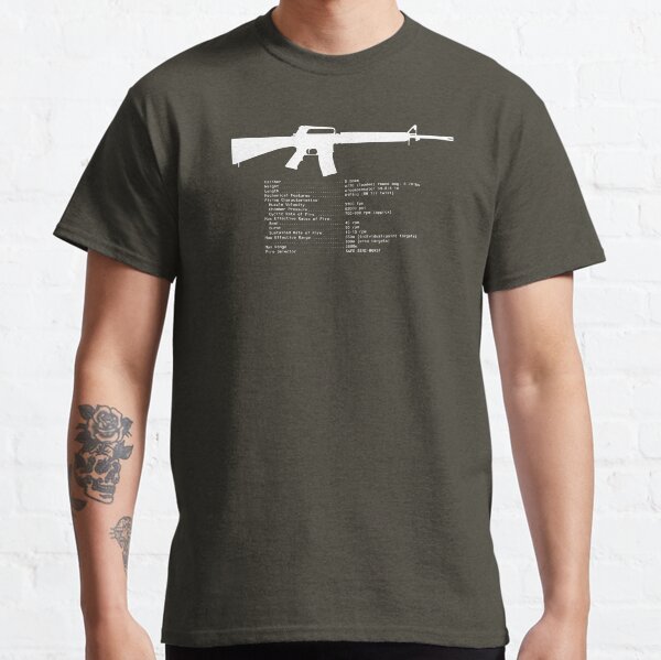 M16A2 White Classic T-Shirt