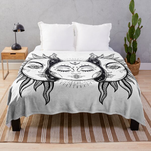 Item preview, Vintage Solar Eclipse Sun and Moon designed and sold by Magnetic Pajama.