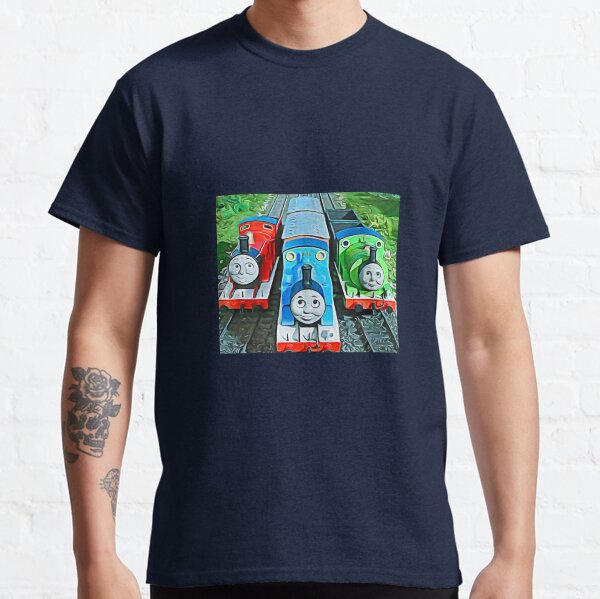 Vista previa del artículo con la obra «Thomas, James y Percy», diseñado y vendido por artbyjames.