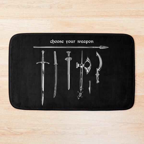 Item preview, Choose your weapon (white) designed and sold by faejala.