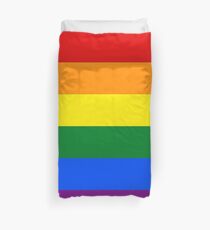 Gay Pride Rainbow Flag Duvet Cover