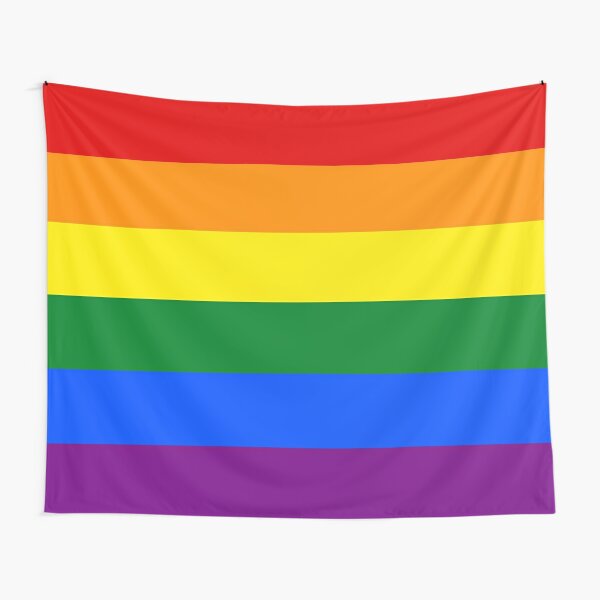 Gay Pride Rainbow Flag Tapestry