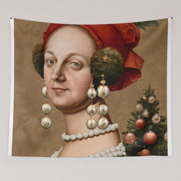 Item preview, Ai Art, Ai Print, Painting Altered Art, Fashion Portrait Painting, Ai Christmas, Art by Ai ,Gift designed and sold by RadRococo.
