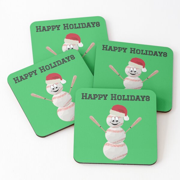 Item preview, Baseball Santa Snowman Happy Holidays designed and sold by cmd-art.