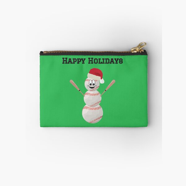Item preview, Baseball Santa Snowman Happy Holidays designed and sold by cmd-art.