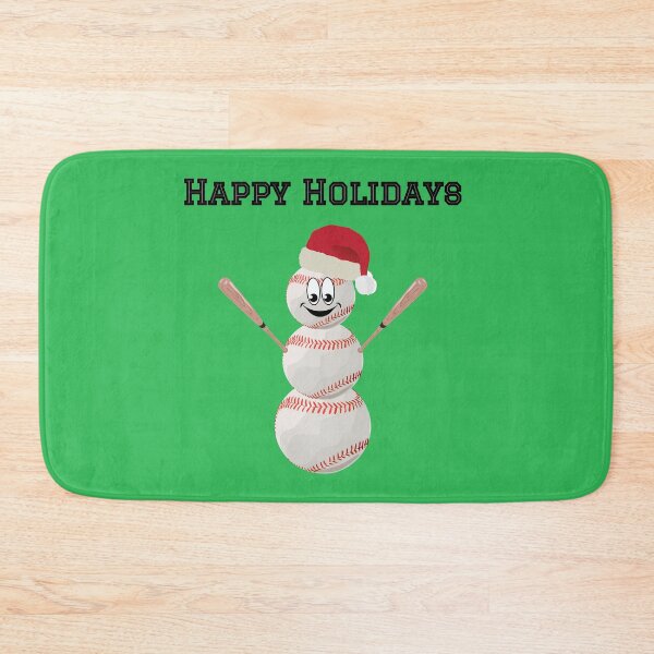 Item preview, Baseball Santa Snowman Happy Holidays designed and sold by cmd-art.