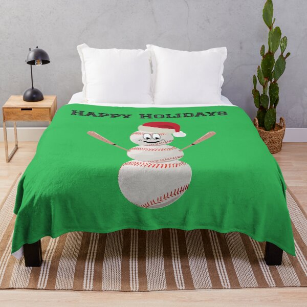 Aperçu de l'œuvre Baseball Père Noël Bonhomme De Neige Joyeuses Fêtes créée et vendue par cmd-art.