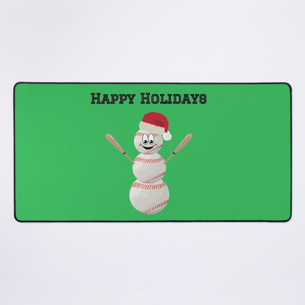 Item preview, Baseball Santa Snowman Happy Holidays designed and sold by cmd-art.